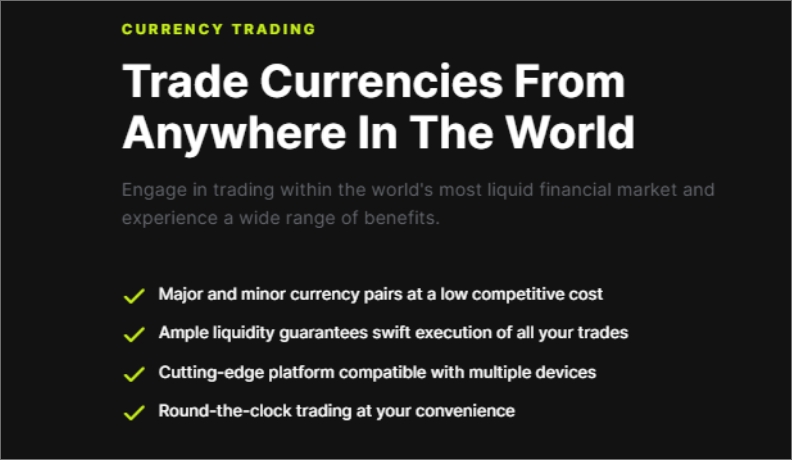 trade currencies from anywhere in the world